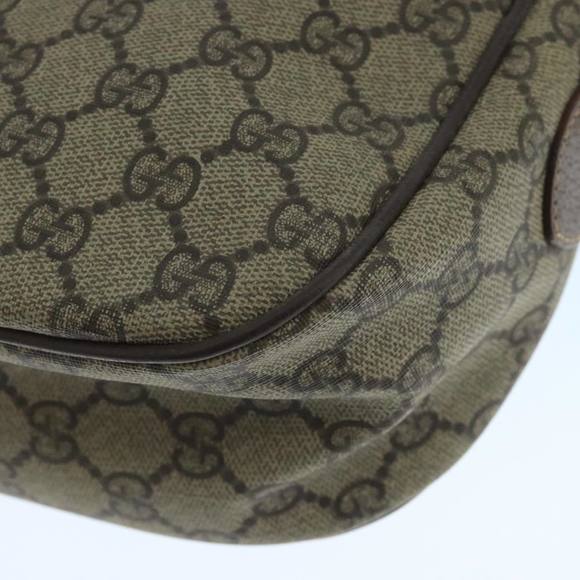 GUCCI GG Supreme Web Sherry Line Shoulder Bag PVC Beige Red Green Auth 109874 - Picture 16 of 16